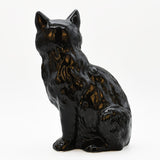 Chat en céramique noire 27 cm | Caldas da Rainha Portugal Chat en céramique - 27cm