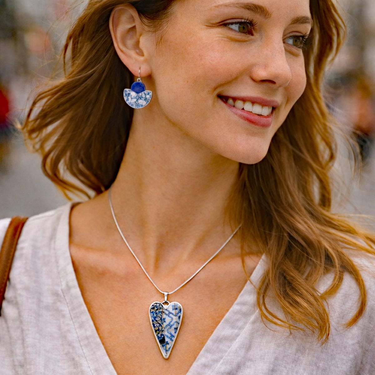 Collier portugais en forme de coeur I Bijoux fantaisie portugais Collier "Coração"