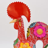 Coq de Barcelos rouge 25cm | Prazeres Côta Portugal Coq de Barcelos 25cm rouge - Prazeres Côta