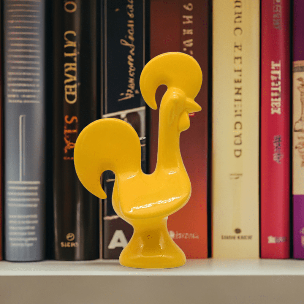 Coq portugais jaune en céramique Coq portugais en céramique - Jaune