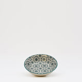Coupe en céramique aux motifs azulejos verts et blancs Coupe en céramique "Padrão" 13cm - Vert