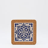 Dessous de plat en liège et céramique "Azulejos" 10 motifs - 20cm Dessous de plat en liège et céramique "Azulejos" 10 motifs - 20cm Motif 9