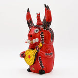 Diable et sa guitare en terre cuite - Original de Prazeres Cota Diabo com guitarra 30cm - Prazeres Côta