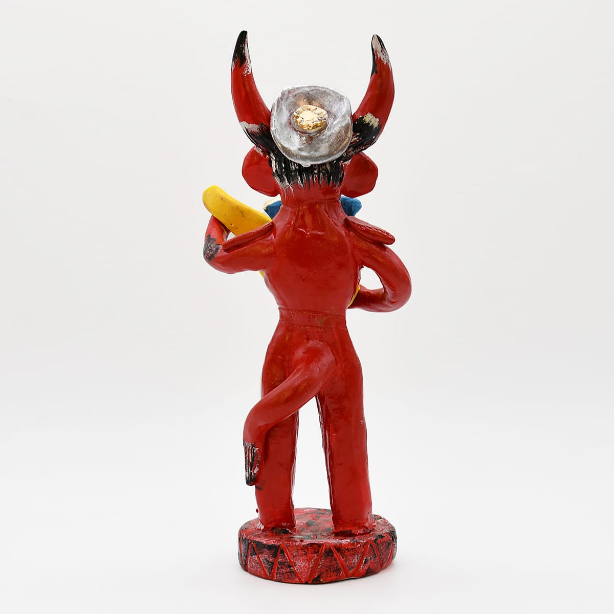 Diable jouant de la guitare en terre cuite - Original de Prazeres Cota Diabo com guitarra 30cm - Prazeres Côta