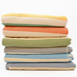 Drap de plage portugais bleu 100% coton | Léger & séchage rapide Drap de plage portugais en coton - Bleu