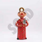 Figurine de Saint Jean en terre cuite par Julia cota São João 35cm - Jùlia Côta
