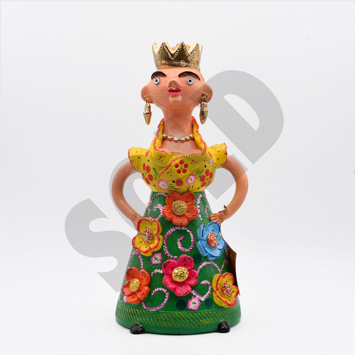 Figurine en terre cuite Boneca Minhota I Art naïf portugais Boneca Minhota 40cm - Prazeres Côta