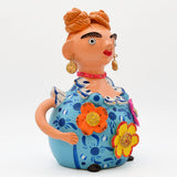 Grande figurine en terre cuite I Ar naïf du Portugal Boneca Barriguda 30 cm - Prazeres Côta