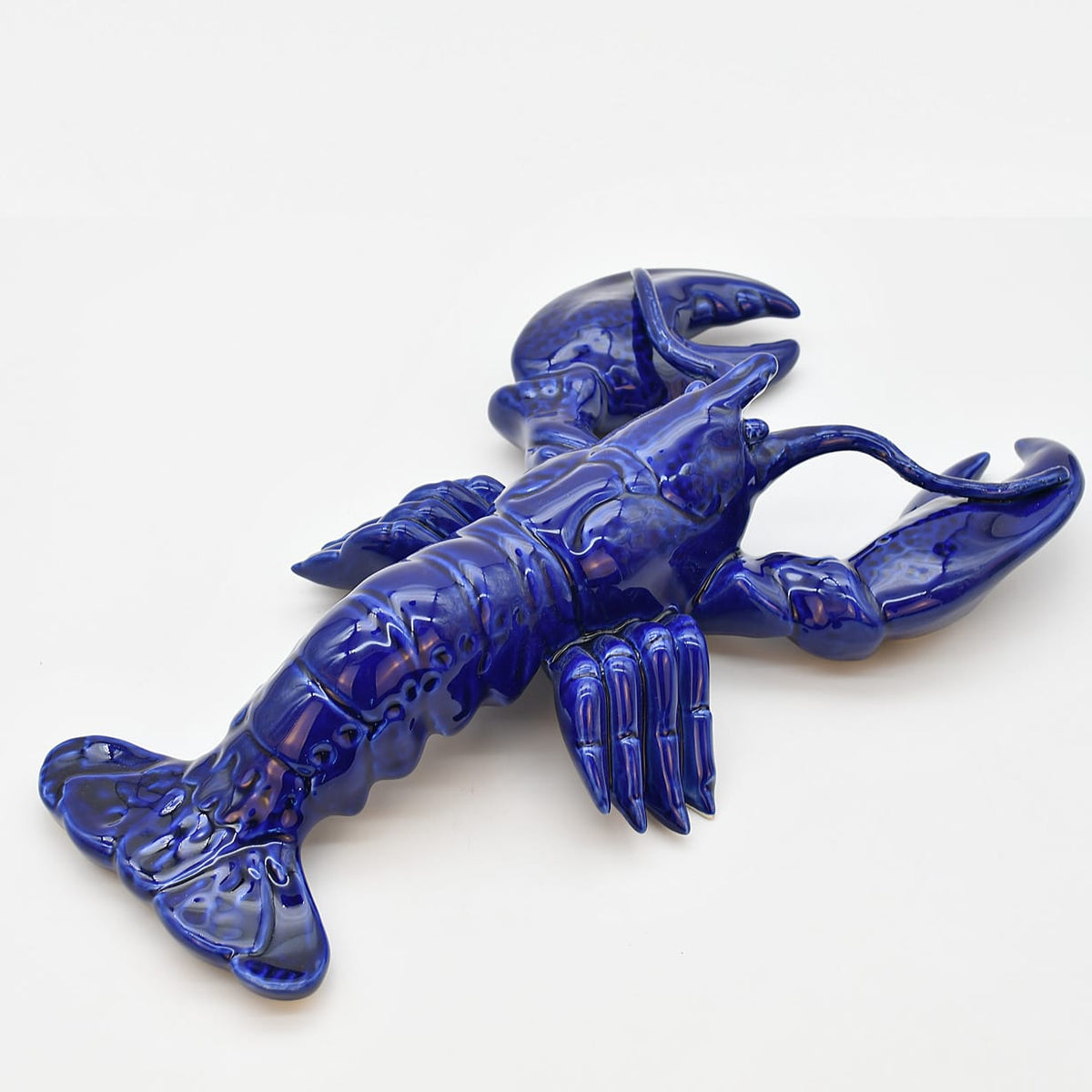 Homard en céramique bleue I Style Bordallo Pinheiro Homard en céramique - 38 cm