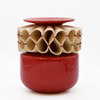 Jarra de Rufos – Jarre artisanale portugaise en faïence rouge Vase en céramique "A Jarra de Rufos" - Rouge