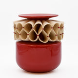 Jarra de Rufos – Jarre artisanale portugaise en faïence rouge Vase en céramique "A Jarra de Rufos" - Rouge