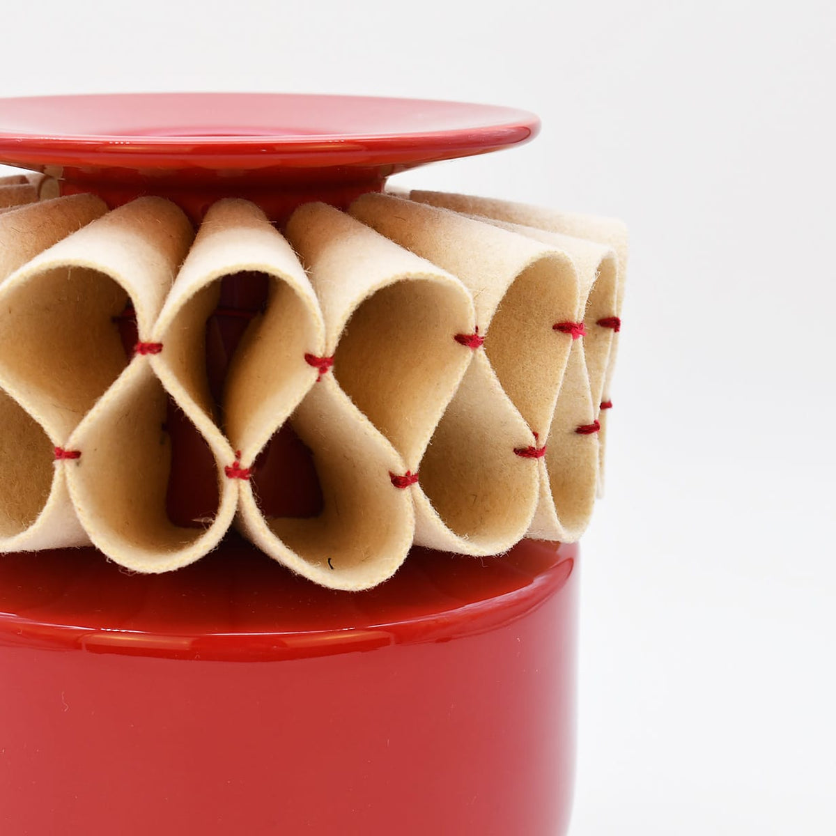 Jarra de Rufos – Jarre artisanale portugaise en faïence rouge Vase en céramique "A Jarra de Rufos" - Rouge