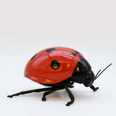 Merle I Oiseau en céramique et laiton Coccinelle en céramique "Joaninha, voa, voa"