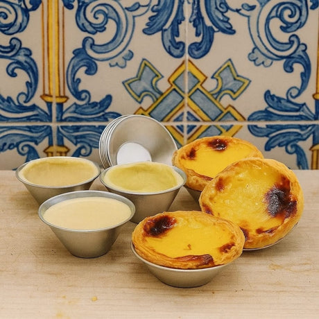 Moules à Pasteis de Nata en direct du Portugal Moules à Pasteis de Nata - 8 pièces