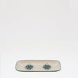 Plat rectangulaire en céramique motifs Azulejos verts 22cm Plat en céramique "Brasão" 22cm - Vert