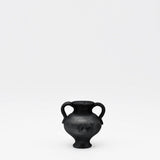 Pot au lait I Poterie noire Bisalhães I Artisanat portugais Petite amphore en terre cuite noire de Bisalhães - 9cm
