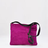Sac à main en daim Rose I Maroquinerie portugaise Sac à bandoulière en daim - Rose