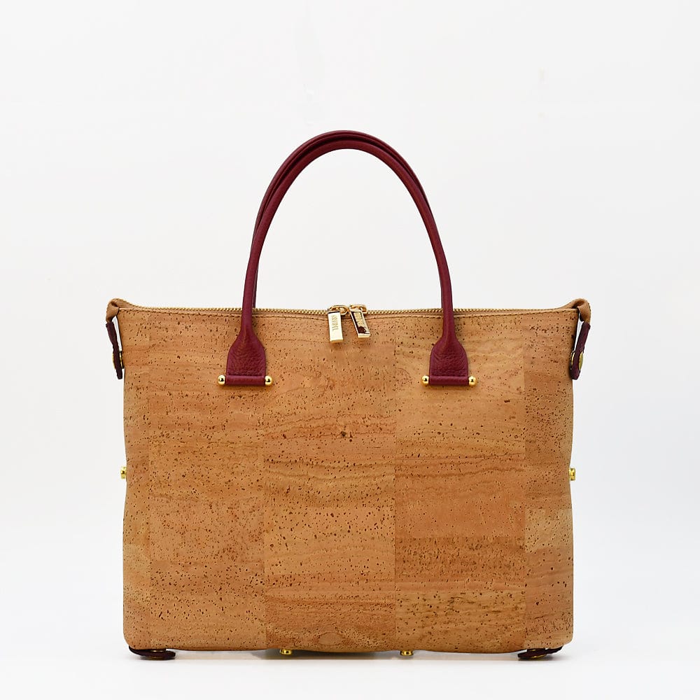 Sac panier en liège Doré et Rouge I Liège du Portugal Sac en liège