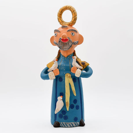 Saint antoine en terre cuite Prazeres Cota São Francisco 40cm - Prazeres Côta