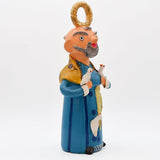 Saint antoine en terre cuite Prazeres Cota São Francisco 40cm - Prazeres Côta