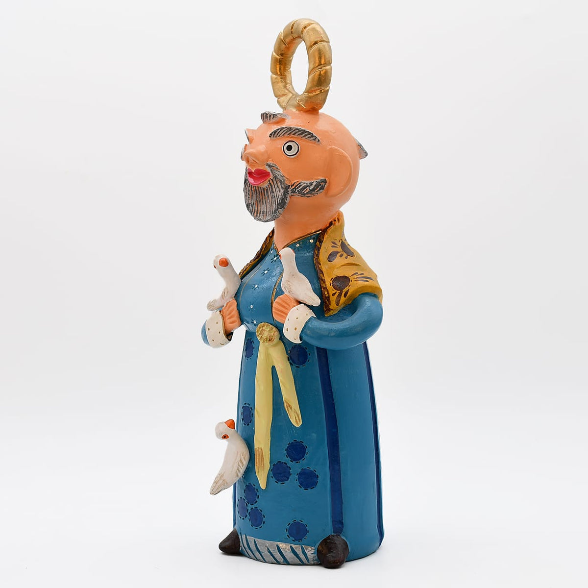 Saint antoine en terre cuite Prazeres Cota São Francisco 40cm - Prazeres Côta