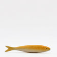 Sardine jaune et blanche en céramique portugaise Sardine en céramique de Caldas da Rainha - Jaune