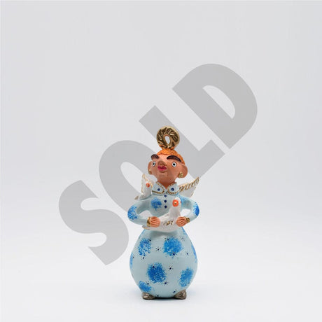 Statuette d'ange portugaise en terre cuite Anjo 25cm - Prazeres Côta