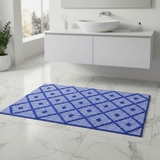Tapis de salle de bains portugais Bleu & Blanc I 100x50cm Tapis de salle de bain 100x50 - Bleu & Blanc