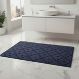 Tapis de salle de bains portugais Bleu foncé I 100x50cm Tapis de salle de bain 100x50 - Bleu foncé