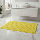 Tapis de salle de bains portugais Jaune I 100x50cm Tapis de salle de bain 100x50 - Jaune