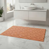 Tapis de salle de bains portugais Saumon I 100x50cm Tapis de salle de bain 100x50 - Saumon