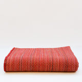 Tapis rouge en fibres mélangées I Fabrication artisanale portugaise Tapis en fibres mélangées - Rouge
