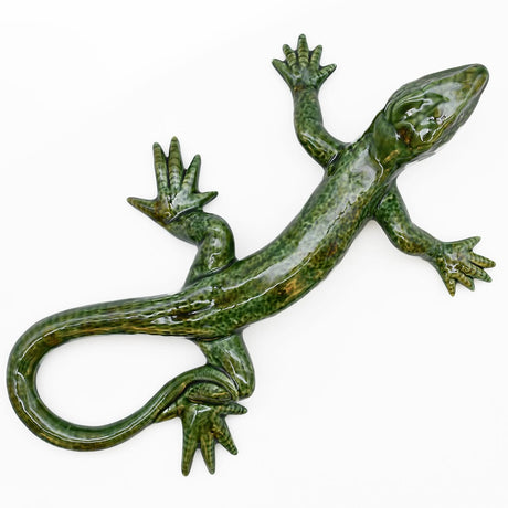 Très grand Lézard en céramique I Décoration portugaise traditionnelle Lézard en céramique - 40cm
