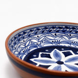 Tiefer Teller aus glasierter Terrakotta „Alentejo“ – 20cm