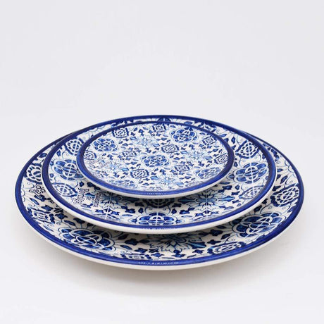 Keramikteller "Tradicional" Blau - 13 cm