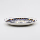 Assiette en céramique traditionnelle de Portugal  I Bleue 25cm Assiette en céramique "Tradicional" - 27 cm
