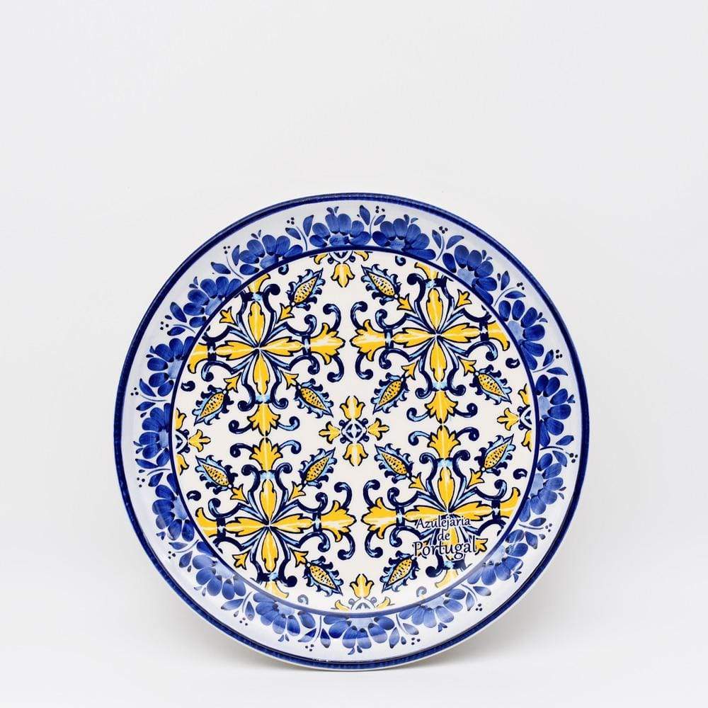 Assiette en céramique "Tradicional" Jaune - 25 cm