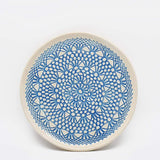 Assiette "Renda" Turquoise - 27cm