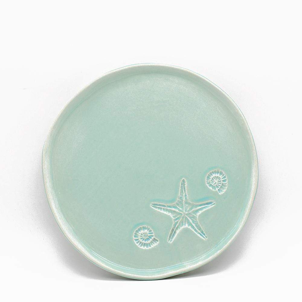 Estrela do mar I Green Plate - 27cm