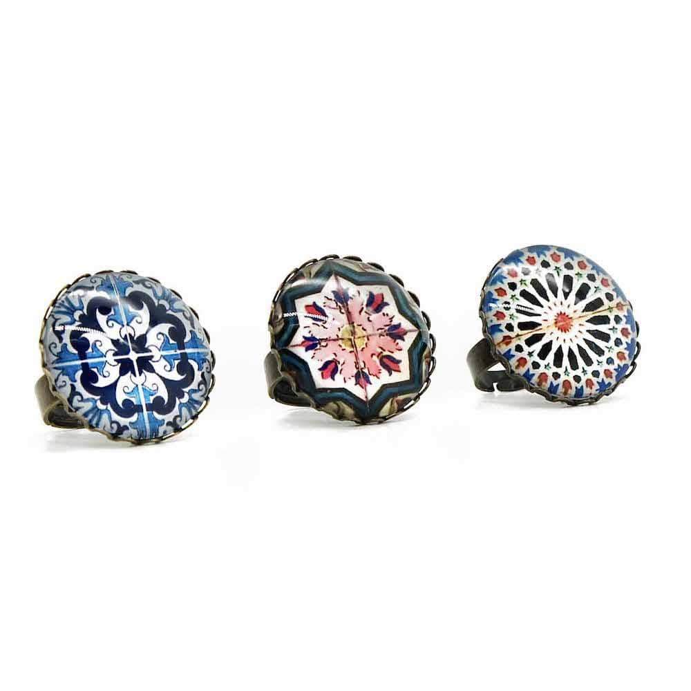 Bague "Azulejo"