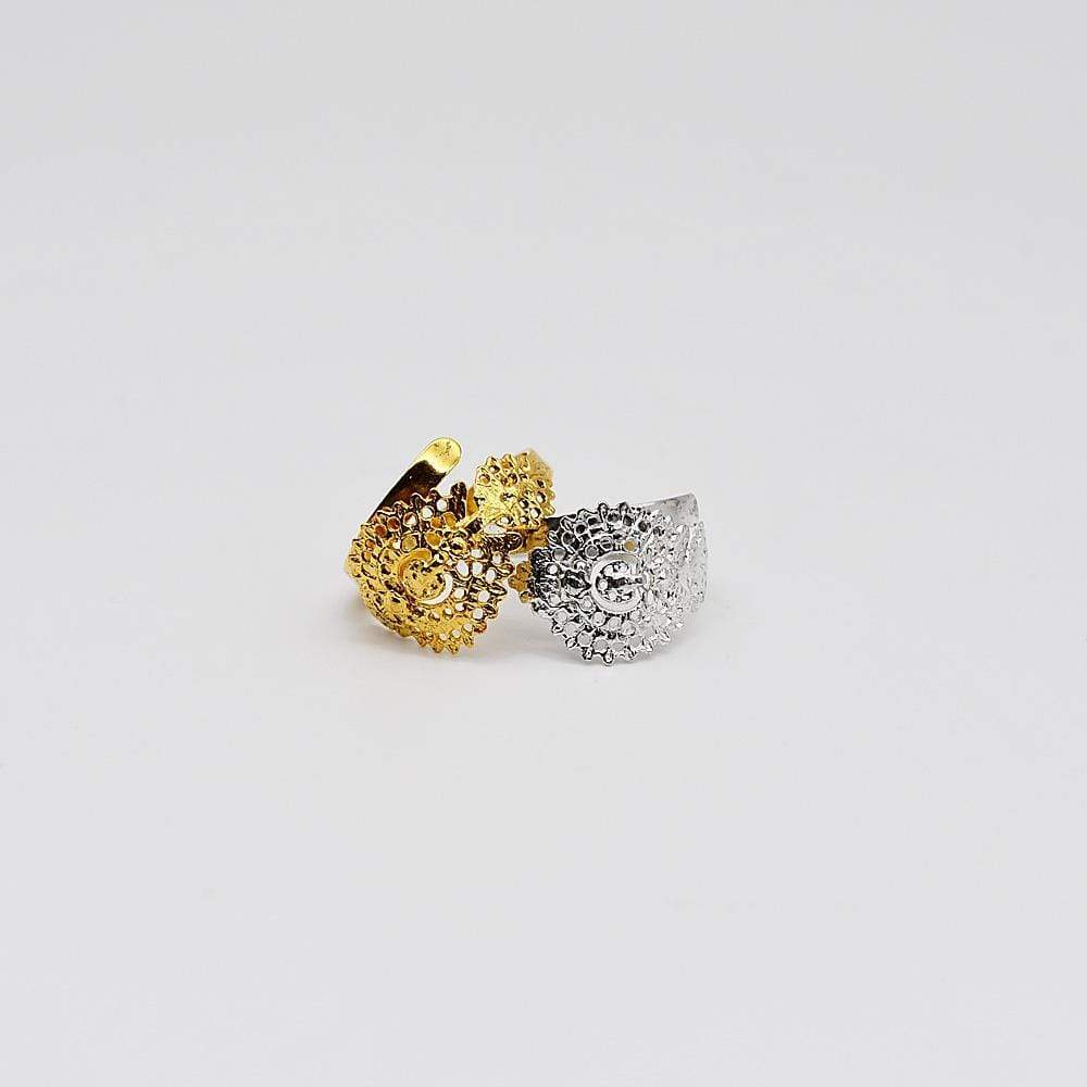 Brincos À Rainha I Bague en argent