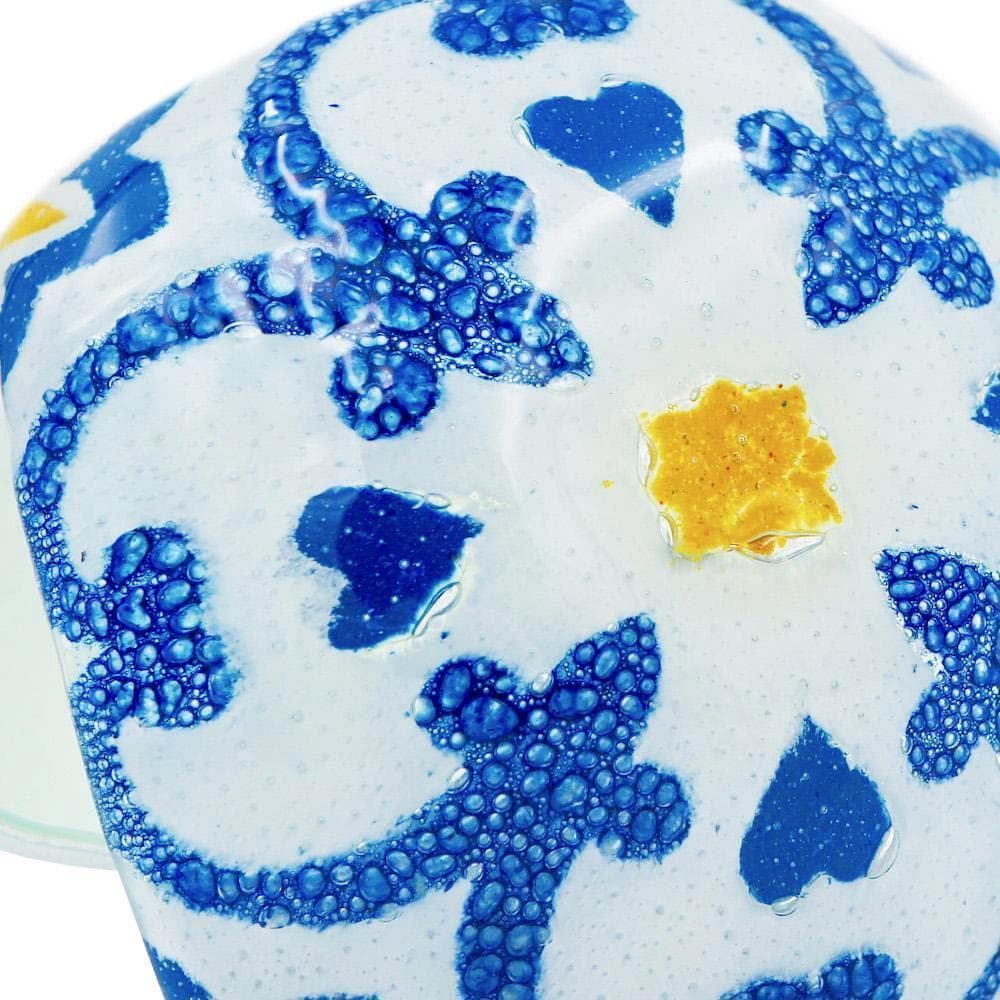 Schachtel aus Fusingglas "Azulejos"