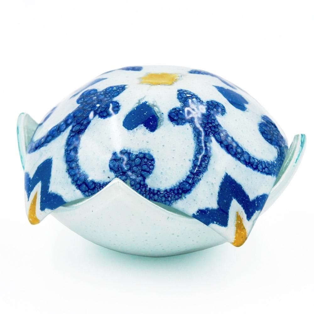 Schachtel aus Fusingglas "Azulejos"