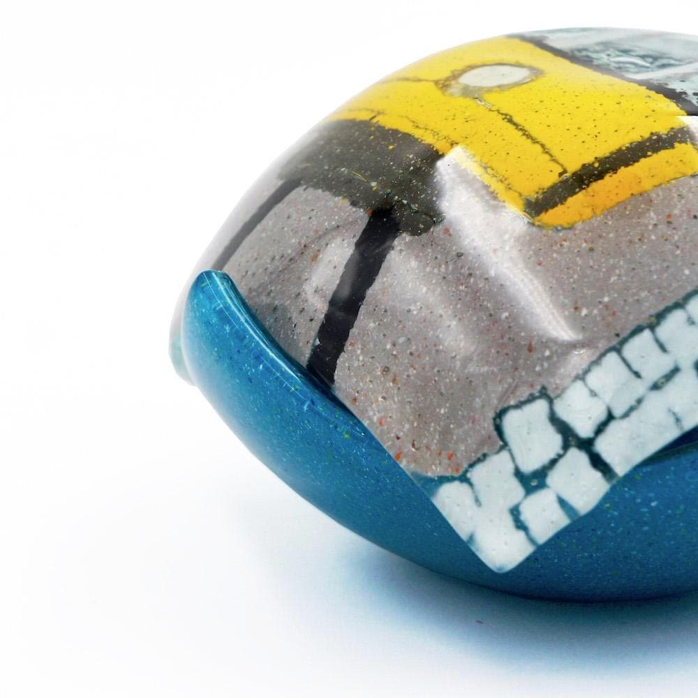 Verschmolzene Glasschachtel "Electrico 28"