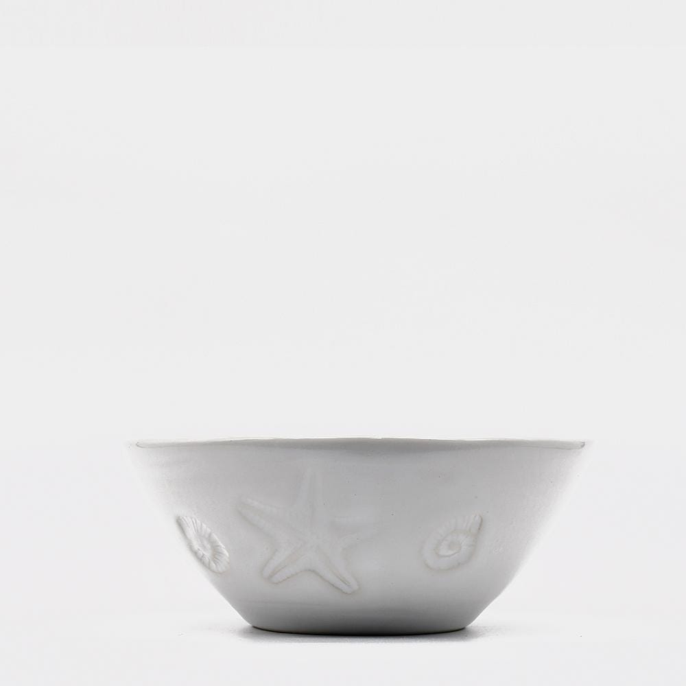 Bol "Estrela do mar" blanc - 17cm