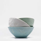 Bol "Estrela do mar" blanc - 17cm