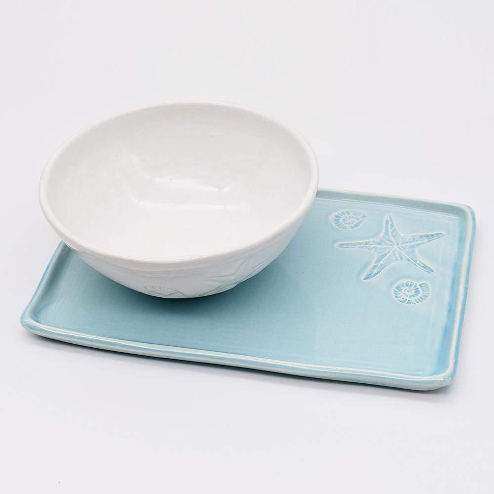 Bol "Estrela do mar" blanc - 17cm