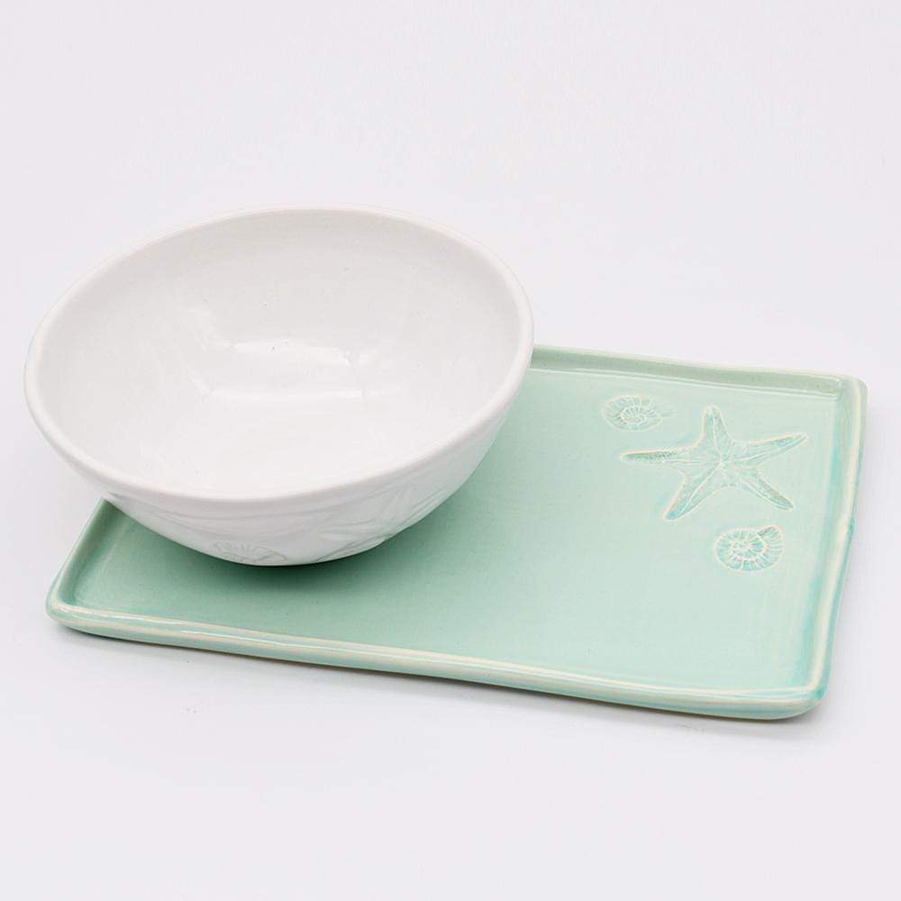 Bol "Estrela do mar" blanc - 17cm