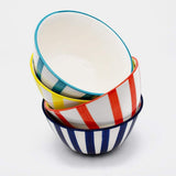 Bol en porcelaine portugaise I Vaisselle du Portugal en ligne Bol "Costa Nova Mar" - Jaune