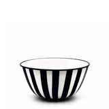Bol en porcelaine portugaise I Vaisselle du Portugal en ligne Bol "Costa Nova Mar" - Noir 16cm